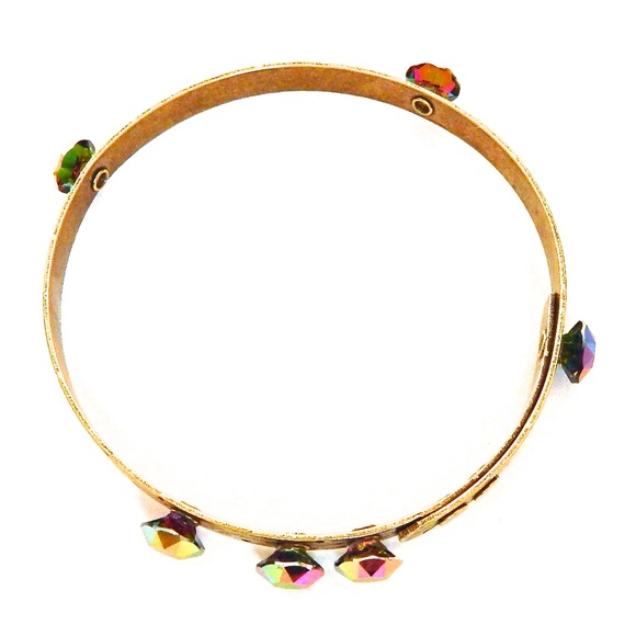 GASOLINE GLAMOUR THUNDERBIRD GREEN DRAGON BANGLE - Picture 2 of 3